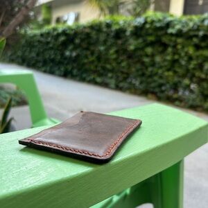 Brown Leather Card Holder